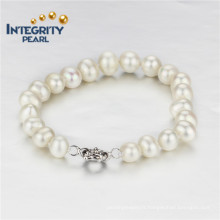 Bracelet de perle d&#39;eau douce naturelle de 8 mm AA